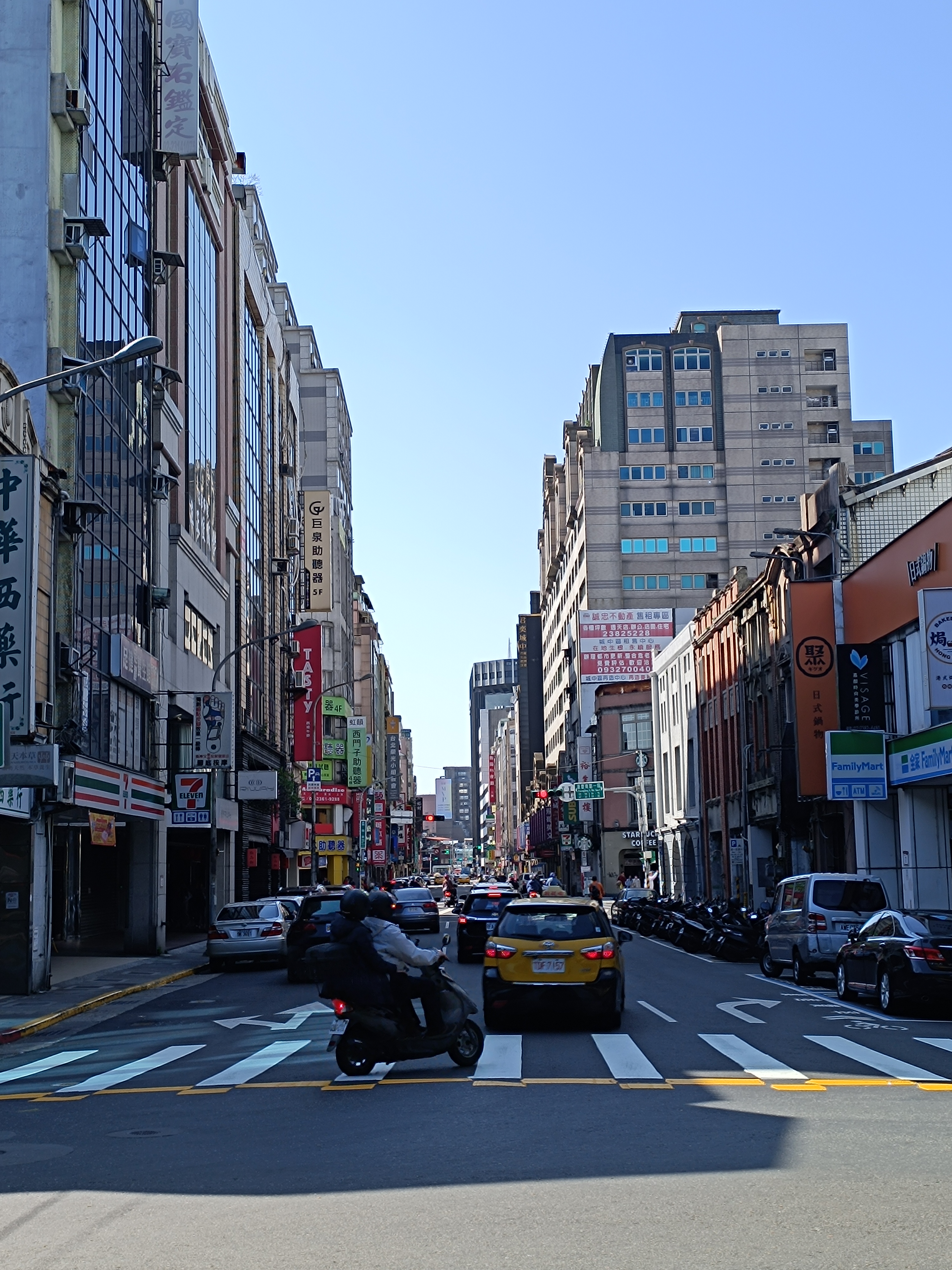 Hauptstraße in Taipei
